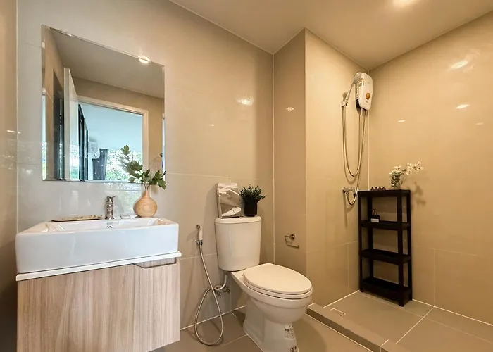 Apartment Serene Tropical 1br - Ultra Fast Wifi - Sathorn Bangkok