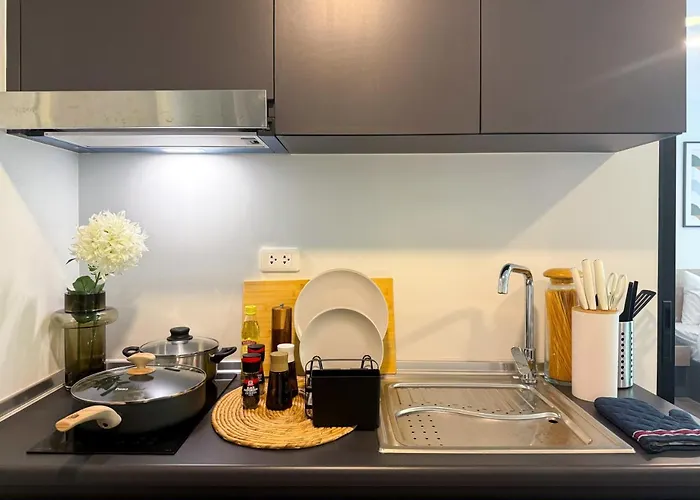 Apartment Serene Tropical 1br - Ultra Fast Wifi - Sathorn