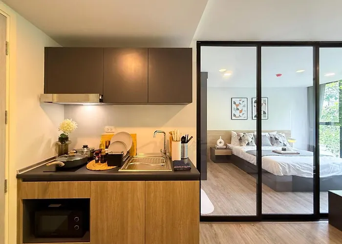 Apartment Serene Tropical 1br - Ultra Fast Wifi - Sathorn *