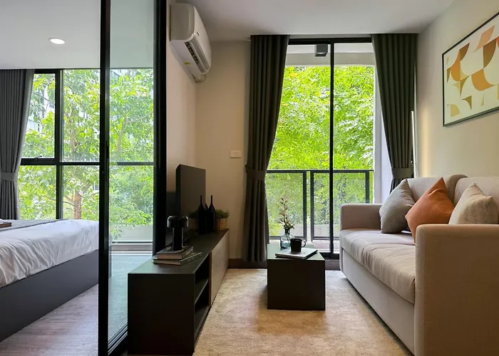 Serene Tropical 1br - Ultra Fast Wifi - Sathorn *