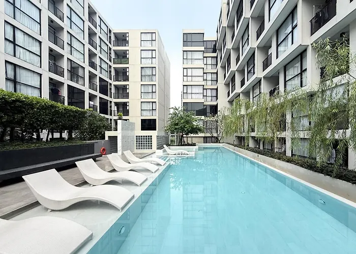 Serene Tropical 1br - Ultra Fast Wifi - Sathorn Bangkok
