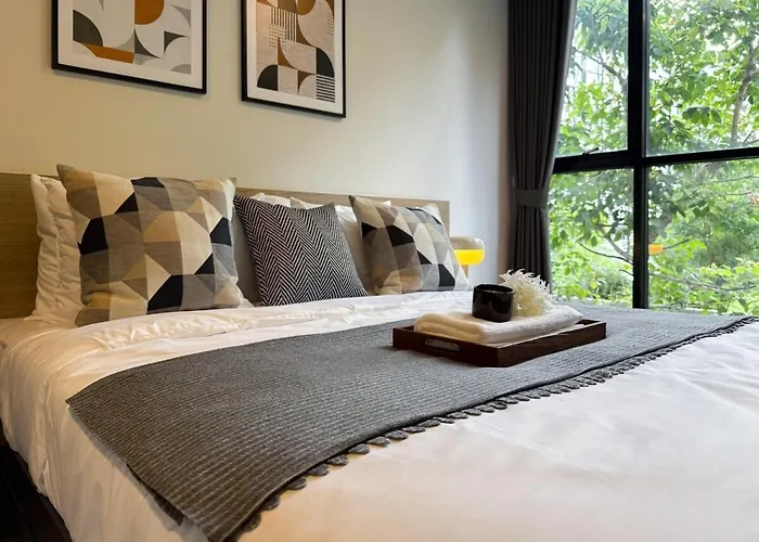 Apartment Serene Tropical 1br - Ultra Fast Wifi - Sathorn